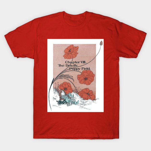 The Deadly Poppy Field T-Shirt by Quick Nick Pics